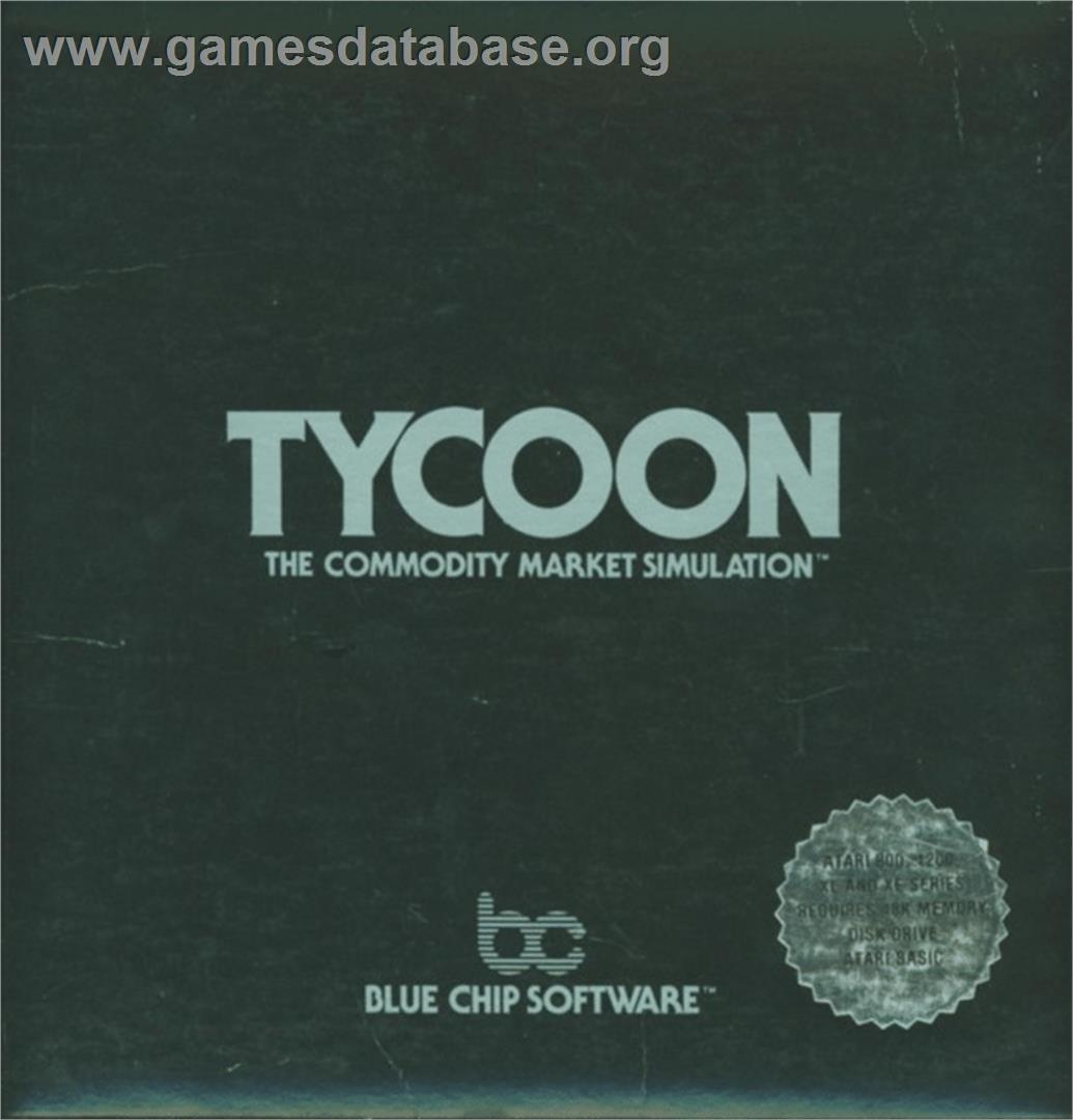 Tycoon - The Commodity Market Simulation - Atari 8-bit - Artwork - Box