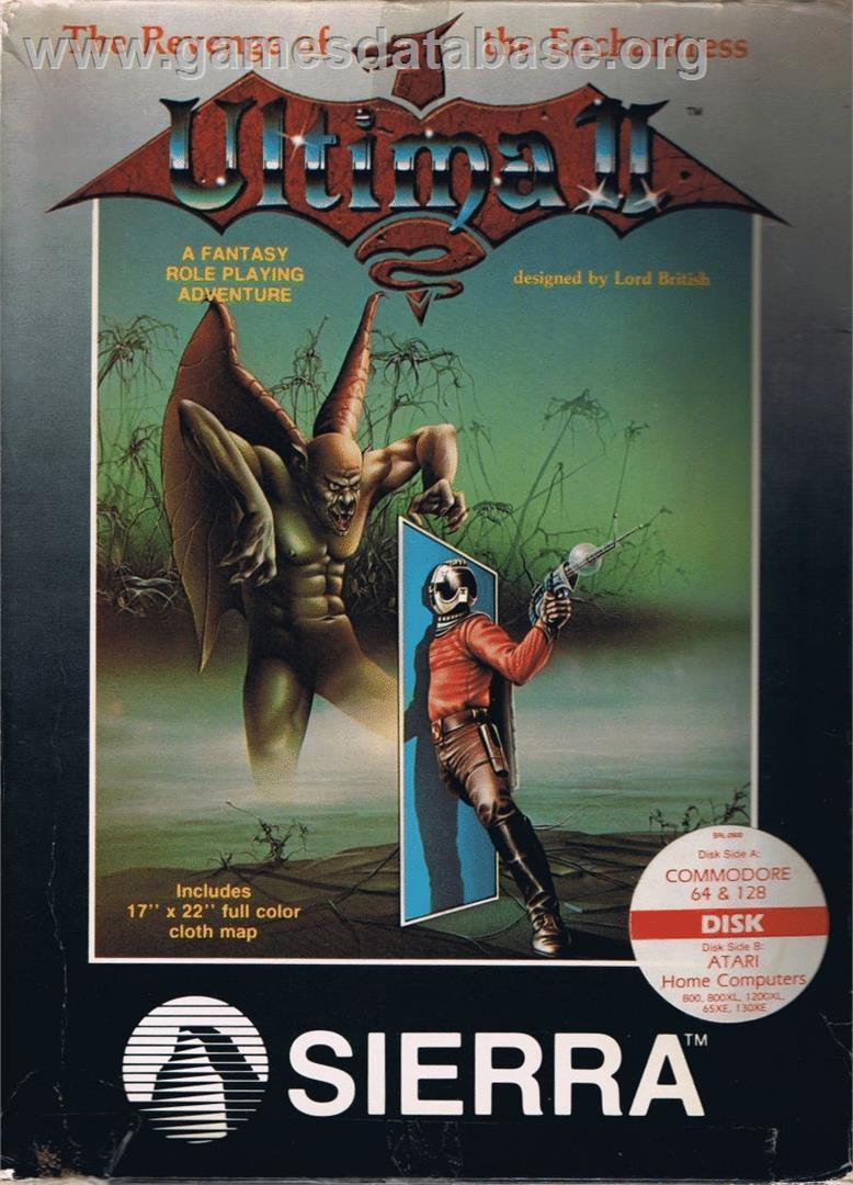 Ultima 2 - Revenge Of The Enchantress - Atari 8-bit - Artwork - Box