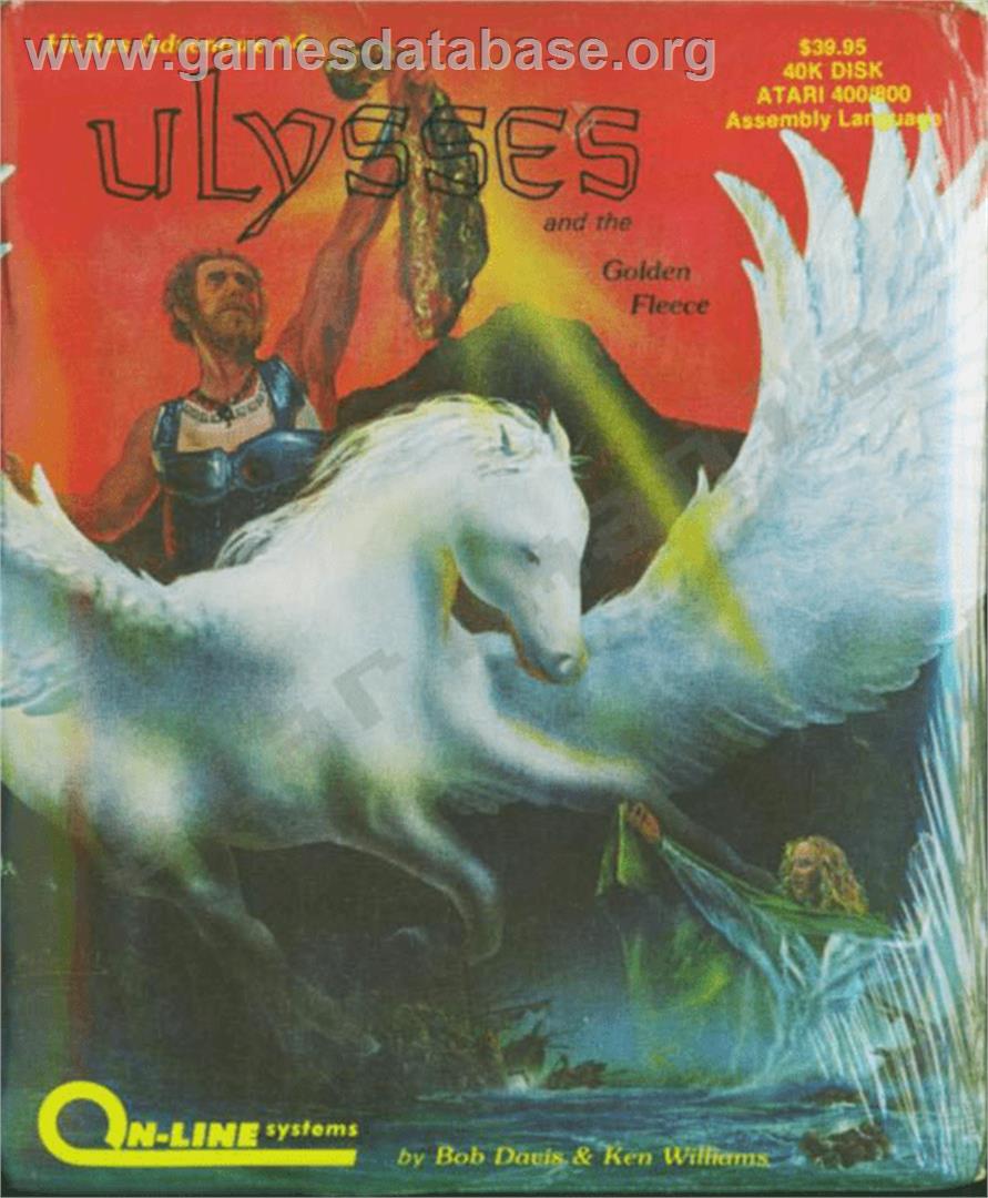 Ulysses and the Golden Fleece - Atari 8-bit - Artwork - Box