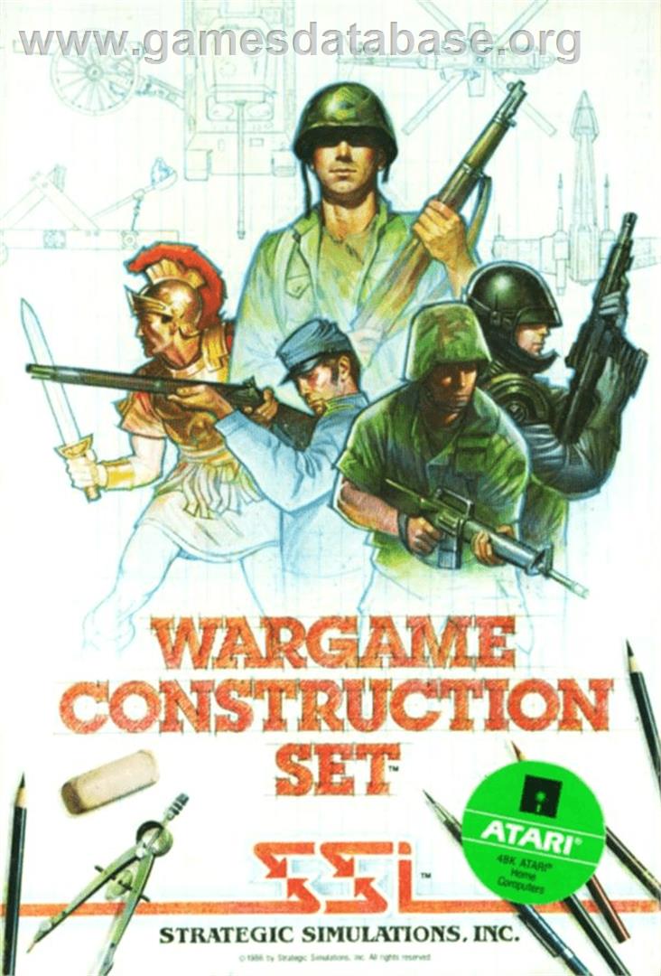 Wargame Construction Set - Atari 8-bit - Artwork - Box
