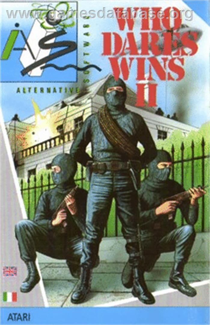 Who Dares Wins 2 - Atari 8-bit - Artwork - Box