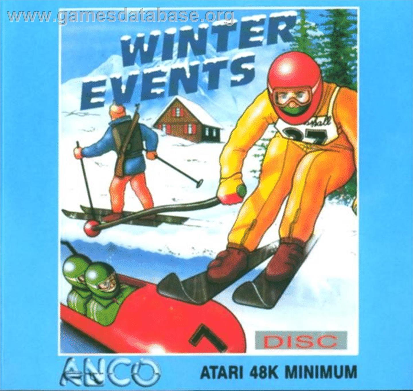Winter Events - Atari 8-bit - Artwork - Box