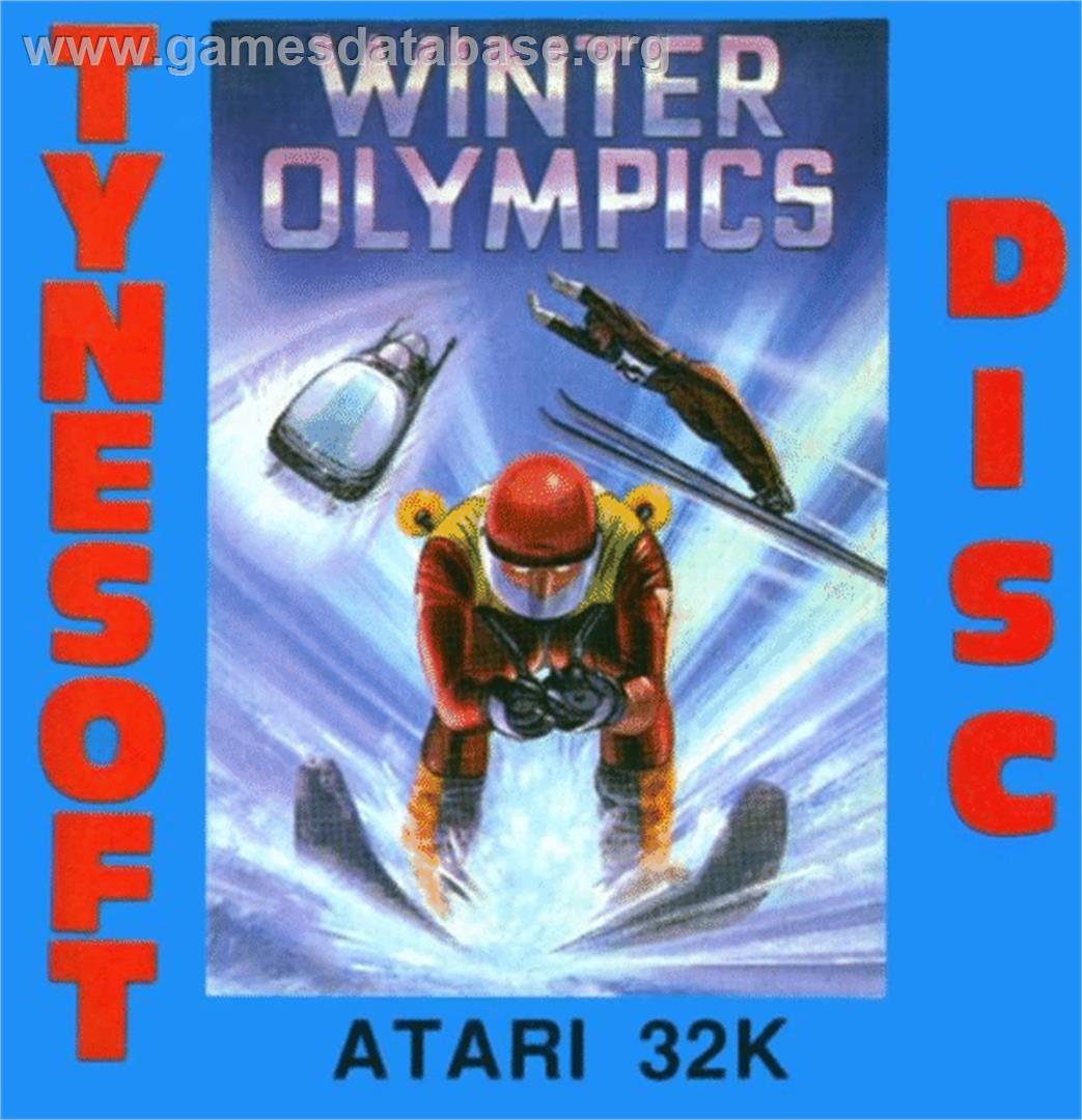 Winter Olympics - Atari 8-bit - Artwork - Box