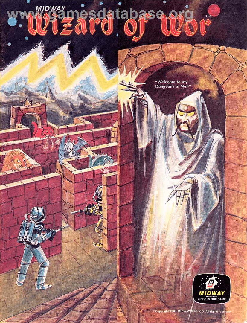Wizard of Wor - Atari 8-bit - Artwork - Box