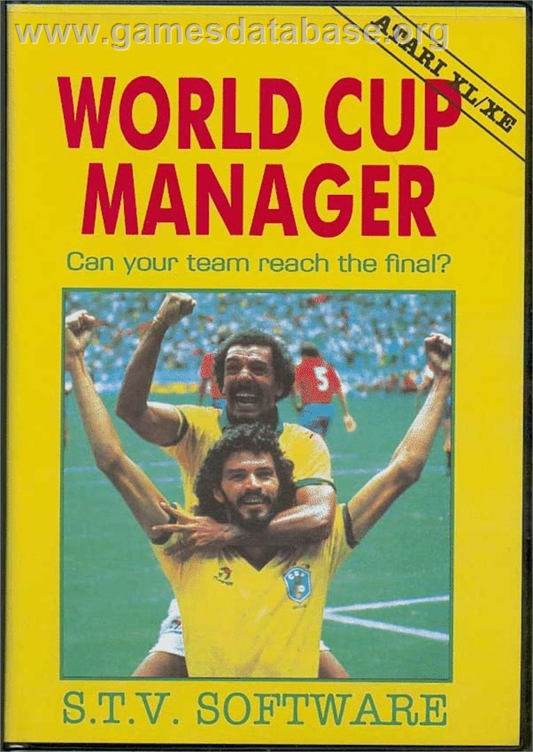 World Cup Manager - Atari 8-bit - Artwork - Box