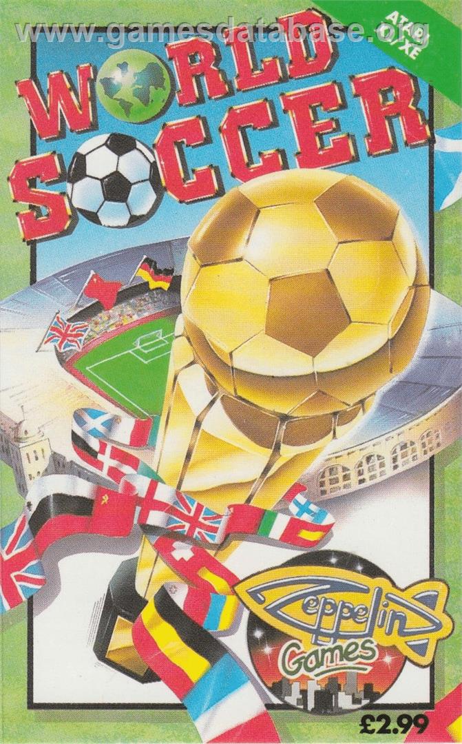 World Soccer - Atari 8-bit - Artwork - Box