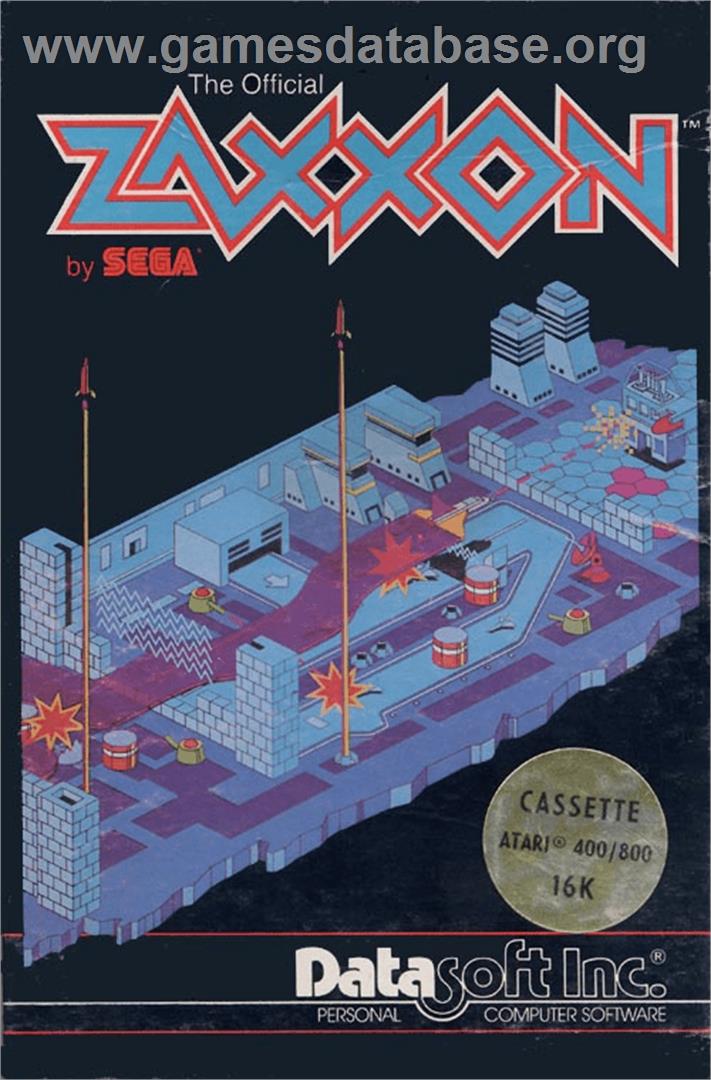 Zaxxon - Atari 8-bit - Artwork - Box