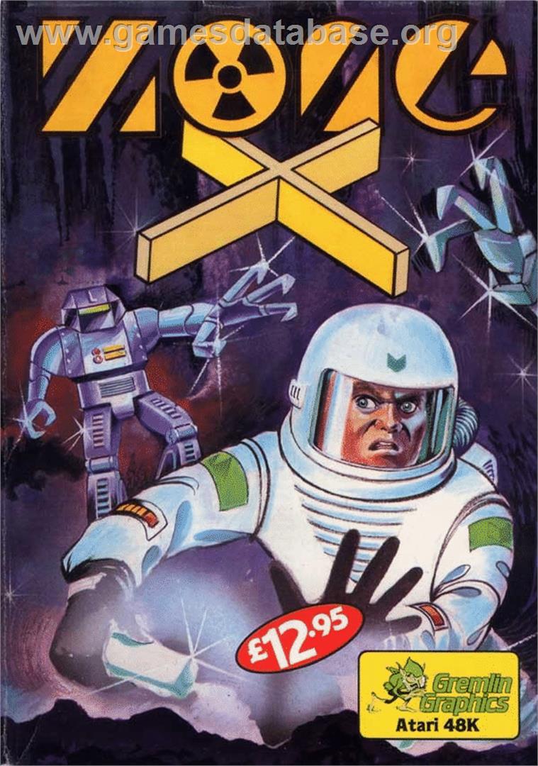 Zone X - Atari 8-bit - Artwork - Box