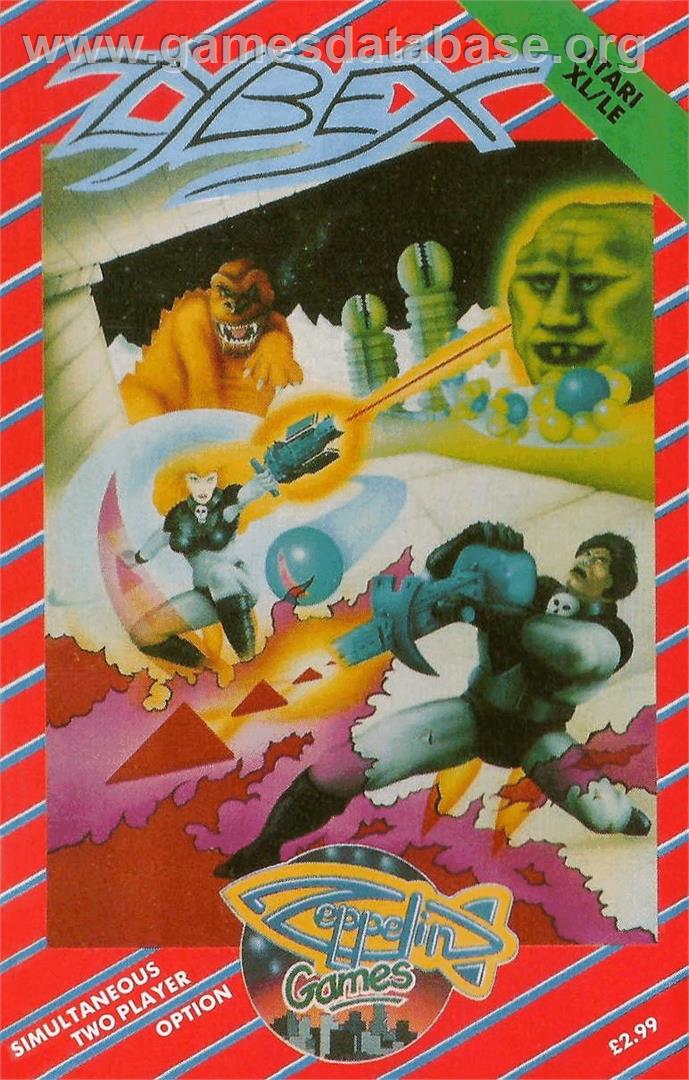Zybex - Atari 8-bit - Artwork - Box