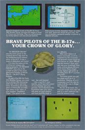 Box back cover for 50 Mission Crush on the Atari 8-bit.