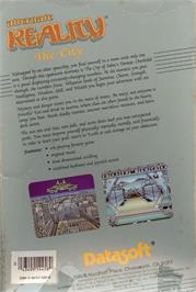 Box back cover for Alternate Reality: The City on the Atari 8-bit.