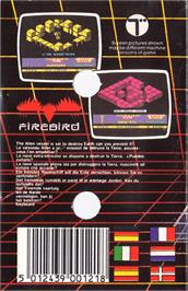 Box back cover for Chimera on the Atari 8-bit.
