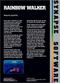 Box back cover for Countdown on the Atari 8-bit.