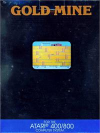 Box back cover for Gold Mine on the Atari 8-bit.