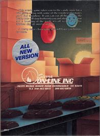 Box back cover for Jawbreaker 2 on the Atari 8-bit.