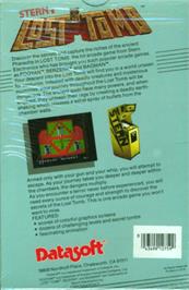 Box back cover for Lost Tomb on the Atari 8-bit.