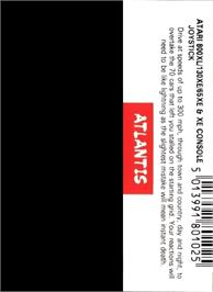 Box back cover for Math Maze on the Atari 8-bit.