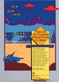 Box back cover for Moon Patrol (avalon Hill) on the Atari 8-bit.