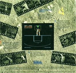 Box back cover for One-on-One on the Atari 8-bit.