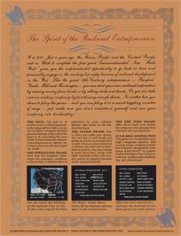 Box back cover for Rails West! on the Atari 8-bit.