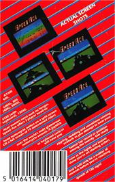 Box back cover for Speed Ace on the Atari 8-bit.