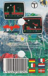 Box back cover for Spiky Harold on the Atari 8-bit.
