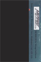 Box back cover for Top Secret on the Atari 8-bit.