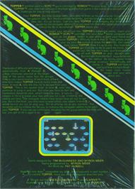 Box back cover for Topper on the Atari 8-bit.