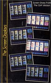 Box back cover for Vegas Jackpot on the Atari 8-bit.