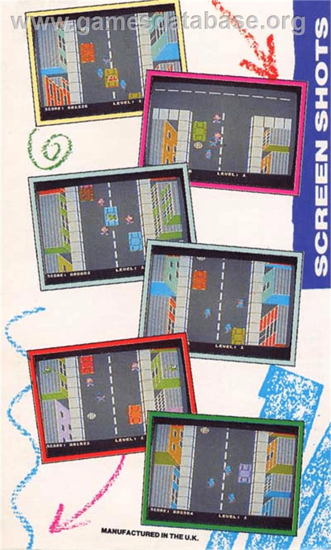 Angeles Swat, Los - Atari 8-bit - Artwork - Box Back