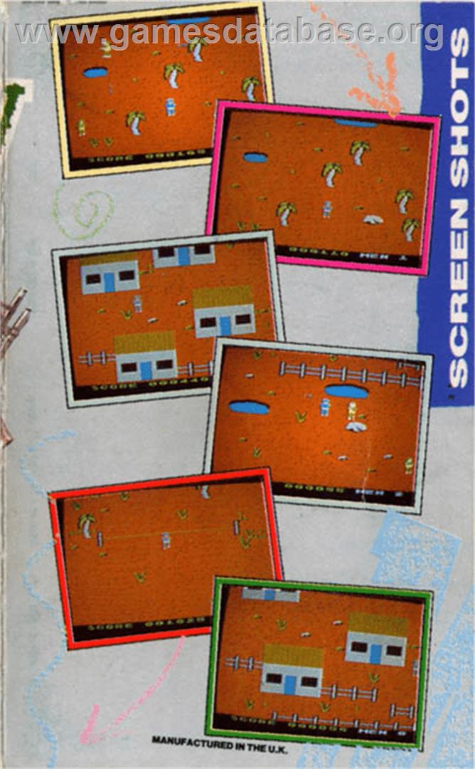 Gun Law - Atari 8-bit - Artwork - Box Back
