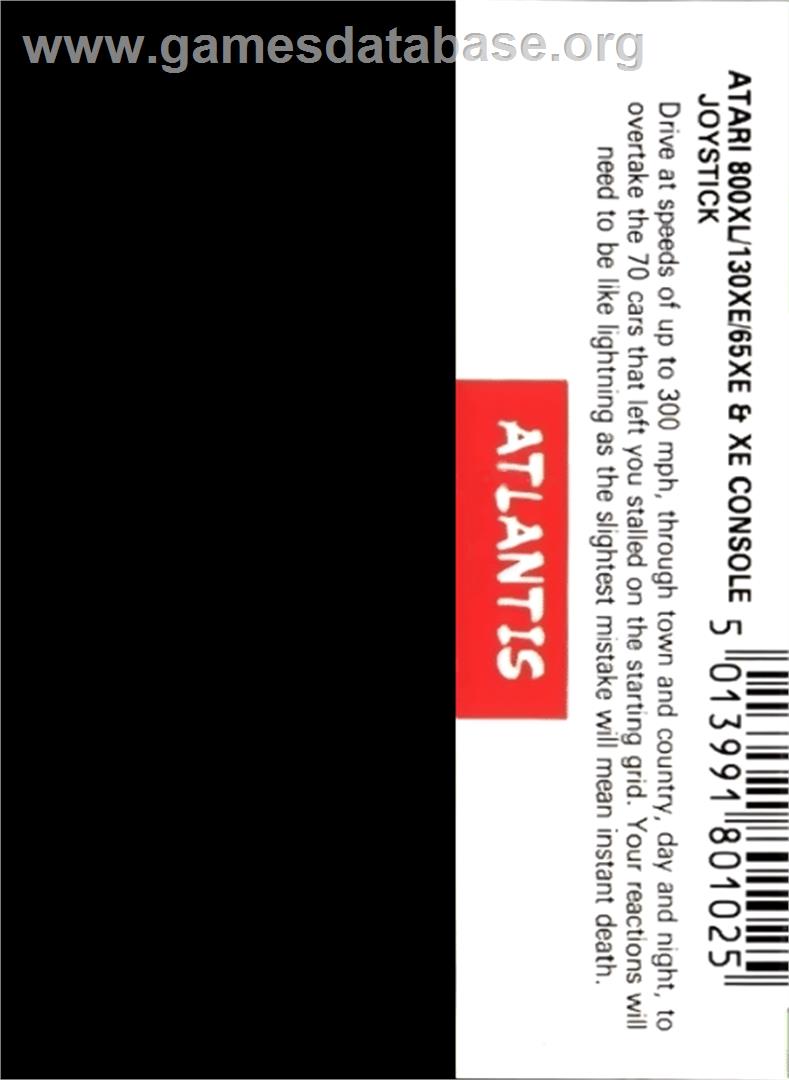 Math Maze - Atari 8-bit - Artwork - Box Back