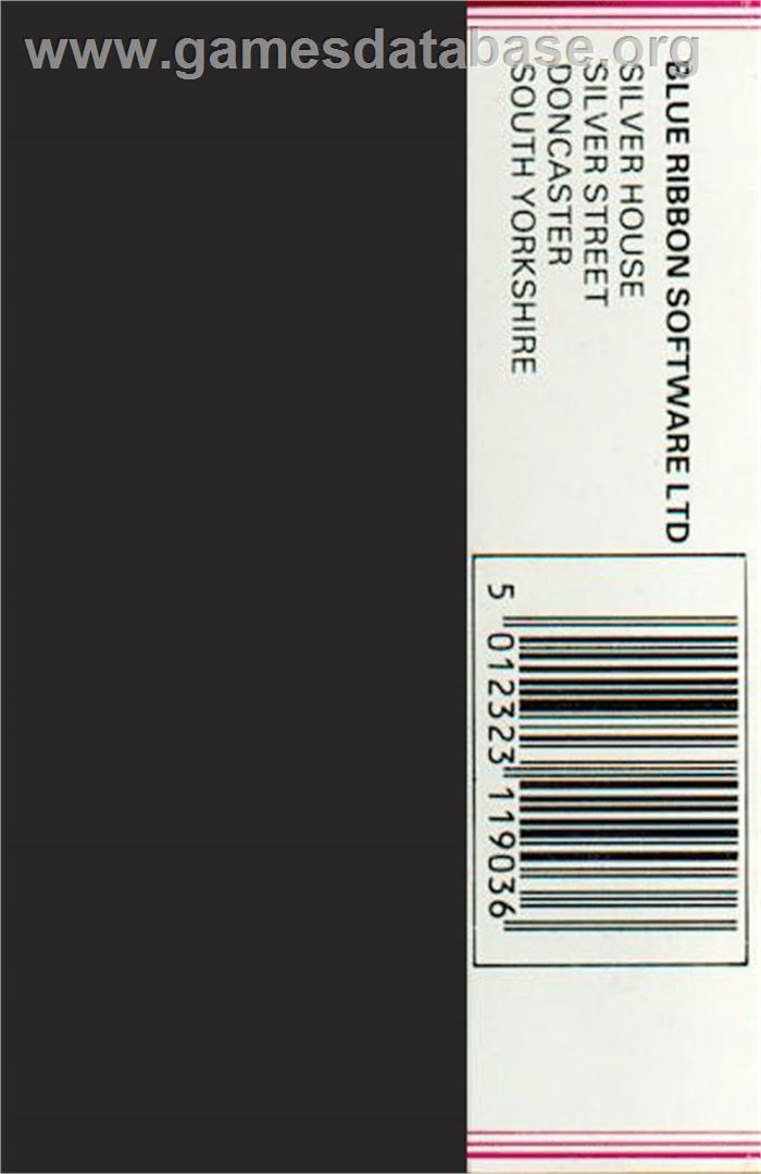 Nightmare Maze - Atari 8-bit - Artwork - Box Back