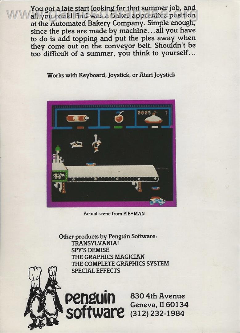 Pawn - Atari 8-bit - Artwork - Box Back