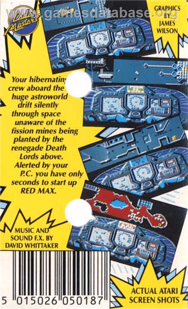 Red Max - Atari 8-bit - Artwork - Box Back