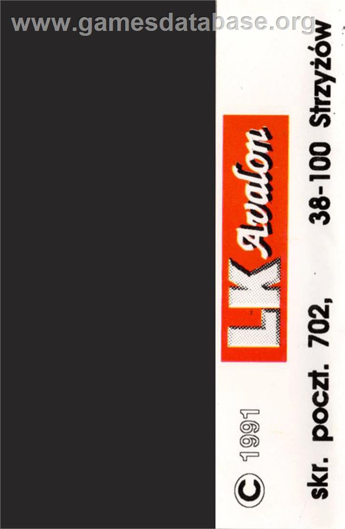 Saper - Atari 8-bit - Artwork - Box Back
