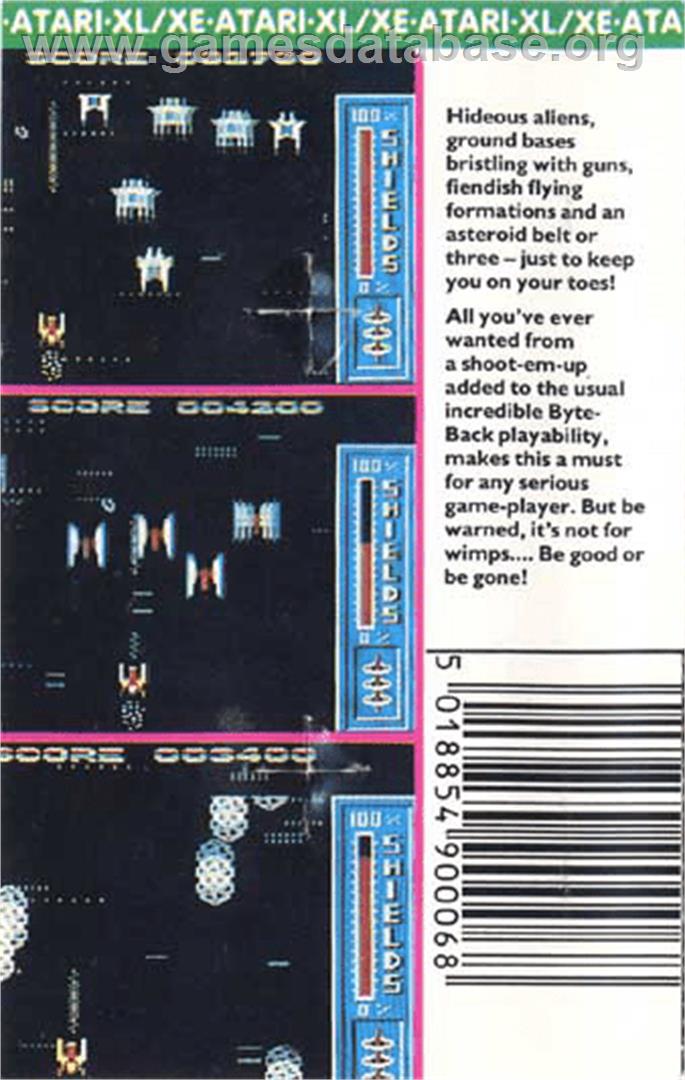 Space Wars - Atari 8-bit - Artwork - Box Back