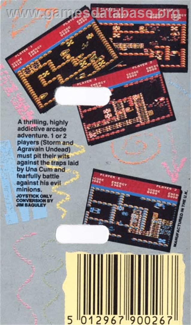 Storm - Atari 8-bit - Artwork - Box Back