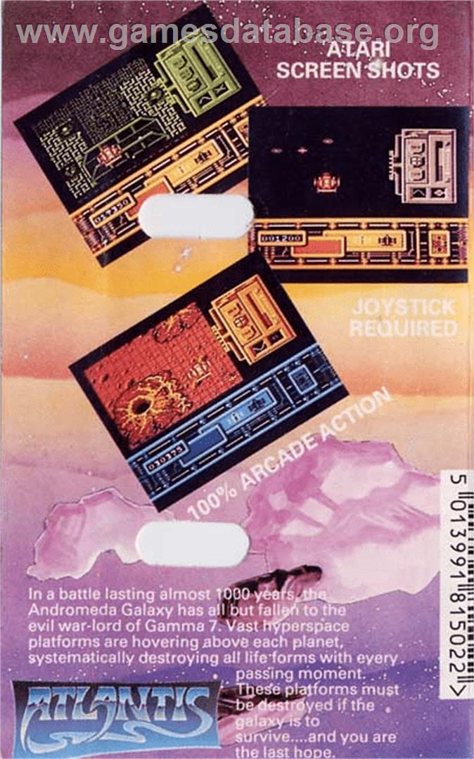 Titan - Atari 8-bit - Artwork - Box Back