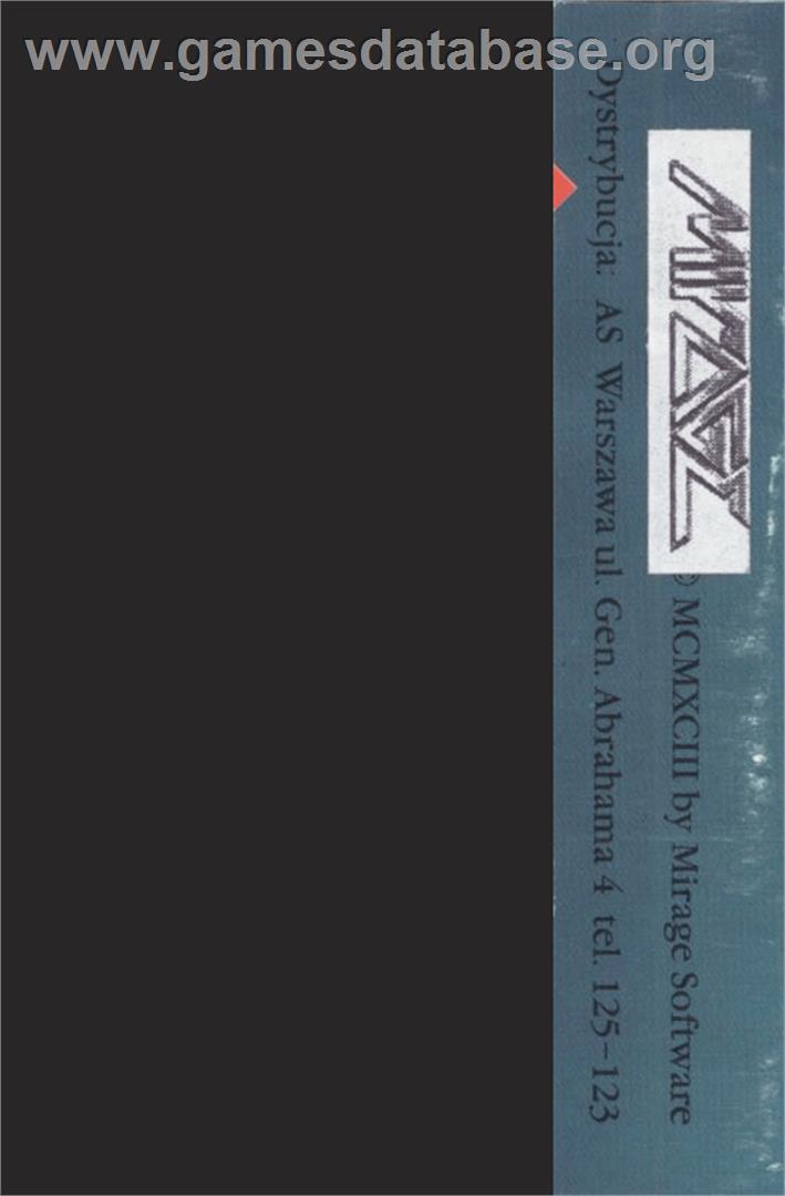 Top Secret - Atari 8-bit - Artwork - Box Back