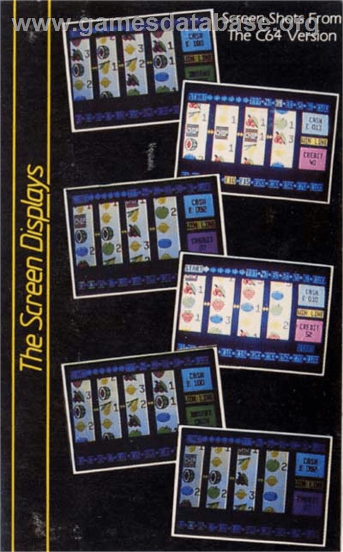 Vegas Jackpot - Atari 8-bit - Artwork - Box Back