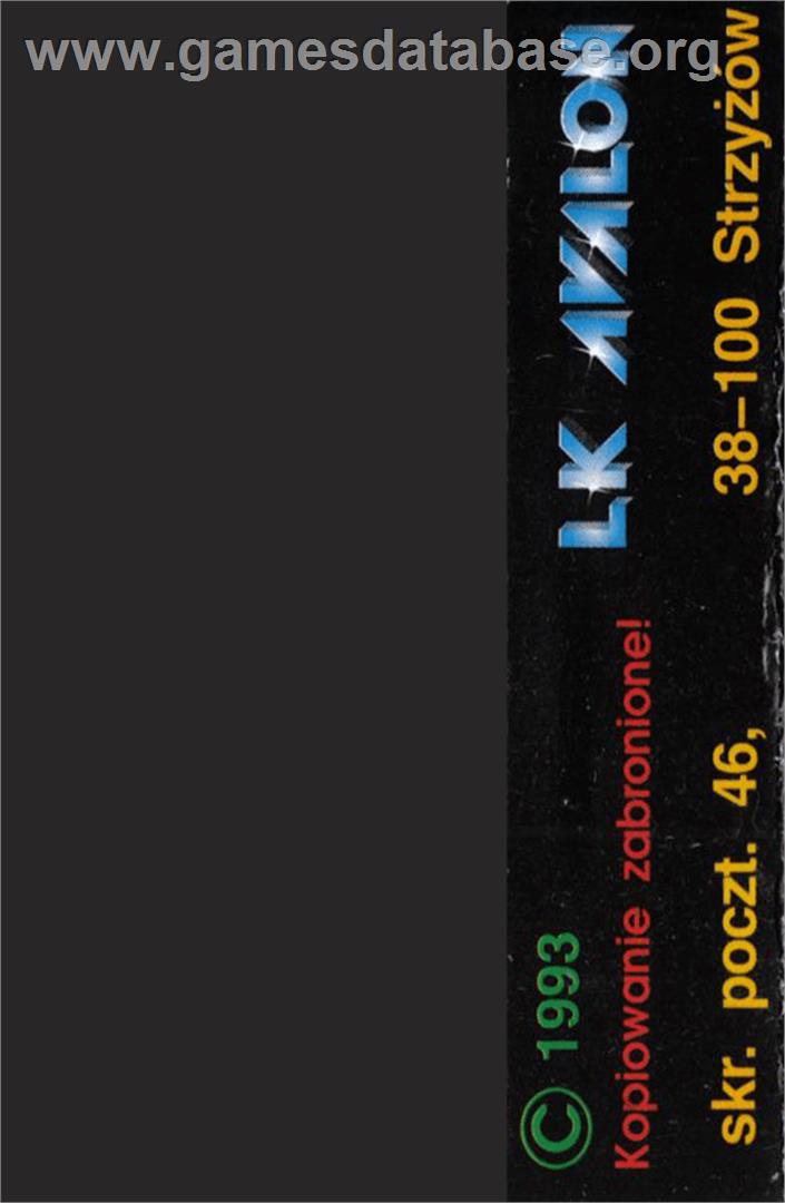 Wladcy Ciemnosci - Atari 8-bit - Artwork - Box Back
