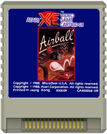 Cartridge artwork for Airball on the Atari 8-bit.