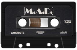 Cartridge artwork for Amaurote on the Atari 8-bit.