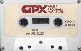 Cartridge artwork for Babel on the Atari 8-bit.