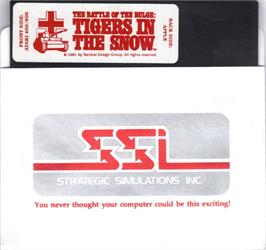 Cartridge artwork for Battle Of The Bulge, The - Tigers In The Snow on the Atari 8-bit.