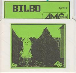 Cartridge artwork for Bilbo on the Atari 8-bit.