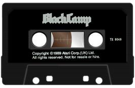 Cartridge artwork for Black Lamp on the Atari 8-bit.
