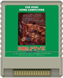 Cartridge artwork for Bounty Bob Strikes Back on the Atari 8-bit.