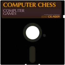 Cartridge artwork for Computer Chess on the Atari 8-bit.